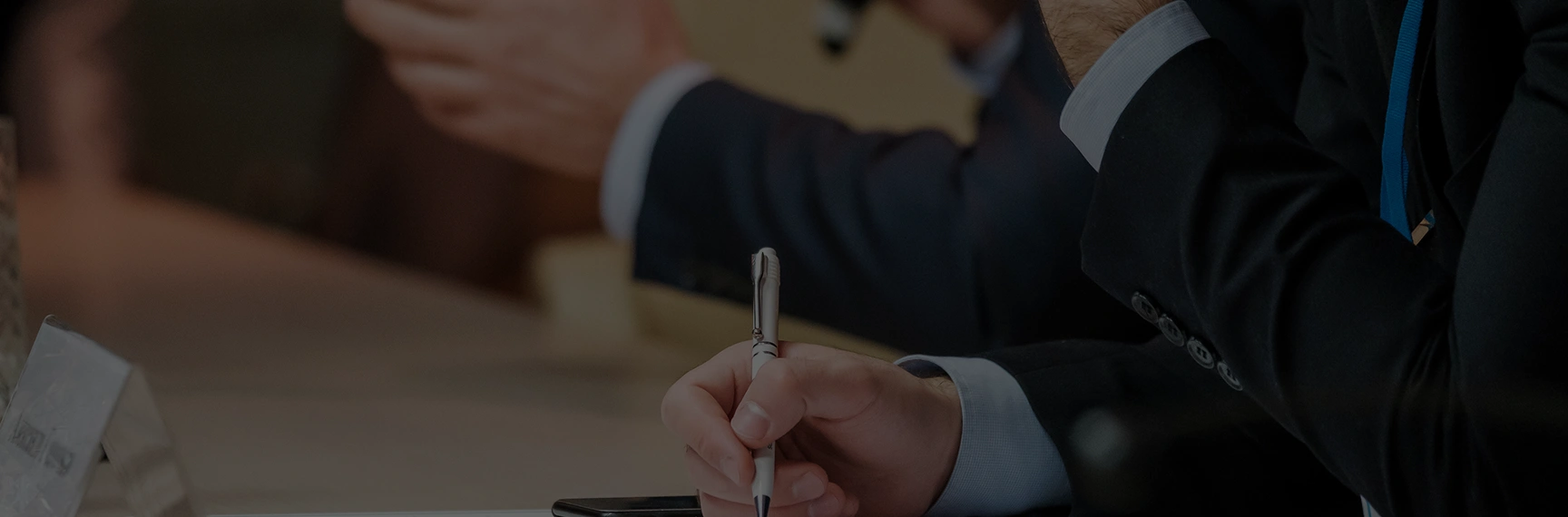 picture of people's hand gestures when arguing side by side, divided by red and blue color