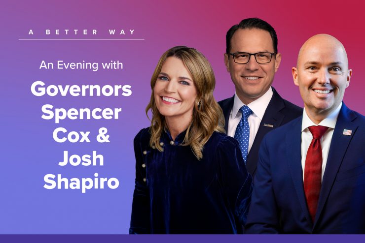Toward a Better Politics: An Evening with Governors Cox & Shapiro image